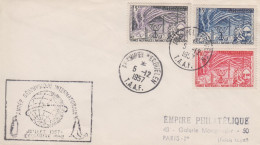 Enveloppe  FDC   T.A.A.F    Année   Géophysique   Internationale    1957 - FDC