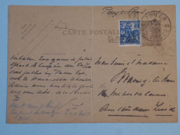 BT2 FRANCE  BELLE  CARTE ENTIER SEMEUSE 1925 GERARMER A NEW HAGG PAYS BAS  + + AFF. INTERESSANT+++ - Cartas/Sobre De Respuesta T