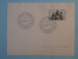 BT2 FRANCE  BELLE LETTRE  1956  PARIS  +COURBEVOIE + AFF. PLAISANT+++ - 1927-1959 Lettres & Documents