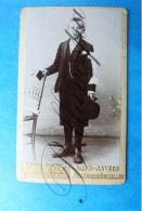 C.D.V. -Photo-Carte De Visite / Photographie  Foto. "Studio Henri Becker Molenbeek Gent" - Oud (voor 1900)