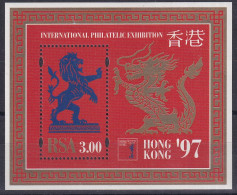 MiNr. Block 53 Südafrika Internationale Briefmarkenausstellung Hong Kong ’97 - Postfrisch/**/MNH  - Nuevos