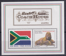 MiNr. (Block 62) Südafrika 1997, 13. Aug. Blockausgabe: Coach House. - Postfrisch/**/MNH  - Nuevos