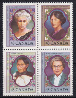 MiNr. 1345 - 1348 Kanada (Dominion) 1993, 8. März. Prominente Frauen - Postfrisch/**/MNH  - Ongebruikt