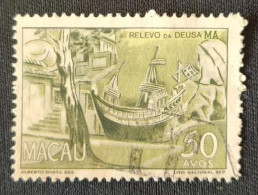 MAC5347U4 - Local Motives - 50 Avos Used Stamp - Macau - 1950-51 - Oblitérés
