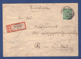 Einschreiben Brief - Dobering über Kirchhain (Niederlausitz) 21.1.47 (1DDR-002) - Cartas & Documentos