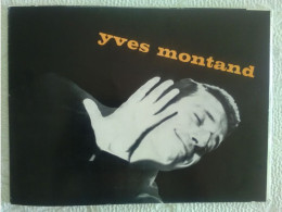 PROGRAMME DE CONCERT ORIGINAL CHANTEUR Récital 1963 Yves MONTAND Tournée Internationale Superbes Photos Publicité Parfum - Accesorios & Cubiertas