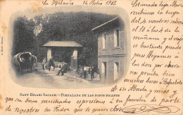 CPA ESPAGNE SANT HILARI SACALM PORTALADA DE LAS FONTS PICANTS / Cpa Rare - Altri & Non Classificati