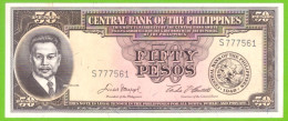 PHILIPPINES 50 PESOS 1949/1969 P-138d UNC - Philippines