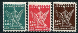 YUGOSLAVIA 1934 Zagreb Sokol Games,LHM / *.  Michel 275-77 - Neufs