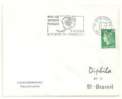 MARNE / HAUTE Dépt N° 52 = ST DIZIER Ppal 1969 = FLAMME Codée SUPERBE = SECAP ' PENSEZ à INDIQUER NUMERO DEPÄRTEMENT ' - Codice Postale