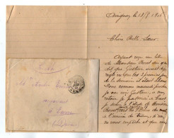 TB 4207 - MILITARIA - Lettre En Franchise Militaire - Soldat ANDRE à AVIGNON Pour Mme Emma ANDRE à EURRE - Lettres & Documents