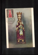 Spanish Andorra 1964 Madonna Of Meritxell Maximum Card - Lettres & Documents