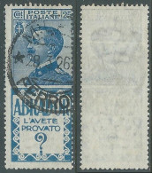 1924-25 REGNO PUBBLICITARI USATO 25 CENT ABRADOR - RE27-2 - Reklame