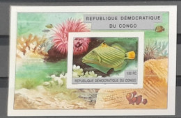 Congo Kinshasa 2000 COB Bl 179A IMPERF Non Dentelé Belgica Poissons Fische Fishes - Ongebruikt