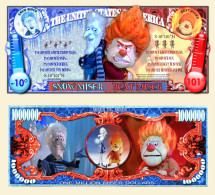 USA - FANTASY NOTE -  SNOW  MISER  &  HEAT  MISER. -  UNC / CARTOON  SERIES - Sonstige & Ohne Zuordnung