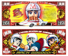 USA - FANTASY NOTE -  SPEED  RACER. -  UNC / CARTOON  SERIES - Other & Unclassified