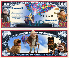 USA - FANTASY NOTE -  UP  By  PIXAR -  UNC / CARTOON  SERIES - Other & Unclassified