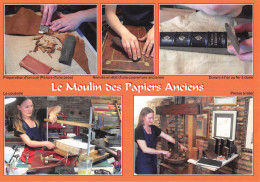 CPM 66 ELNE LE MOULIN DES PAPIERS ANCIENS VALERIE VAN HANDENHOVE ARTISAN RELIEUR / RARE CPM - Elne