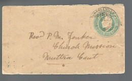 58619) India Post Mark Cancel 1912 - Buste