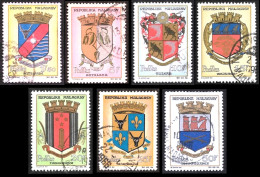 MADAGASCAR  1963 -  YT  388 à 392  Armoiries  - Oblitérés - Madagascar (1960-...)