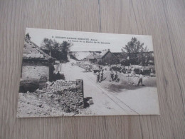 CPA 02 Aisne Origny Sainte Benoite Chantier De Reconstruction Du Canal Le Canal Et La Route De Saint Quentin - Sonstige & Ohne Zuordnung