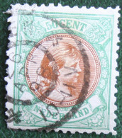 READ 50 Ct Wilhelmina NVPH 45 45B (Mi 46) 1896  Gestempeld / USED NEDERLAND / NIEDERLANDE - Gebruikt