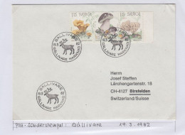 Sweden 1982 Gällivare Cover (BS197A) - Covers & Documents