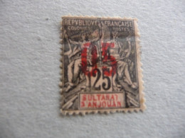 TIMBRE   ANJOUAN       N  24      COTE  3,00  EUROS   NEUF  TRACE  CHARNIERE - Unused Stamps