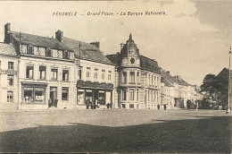 Péruwelz Grand Place Et La Banque Nationale - Péruwelz