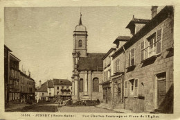 JUSSEY (Haute-Saône) - Rue Charles-Bontemps Et Place De L'Eglise - Jussey