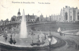 BELGIQUE - Bruxelles - Exposition De Bruxelles 1910 - Vue Des Jardins - Carte Postale Ancienne - Weltausstellungen