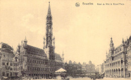 BELGIQUE - Bruxelles - Hôtel De Ville Et Grand' Place - Carte Postale Ancienne - Squares