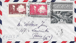 Martinique Lettre Recommandée Fort De France 1947 - Airmail