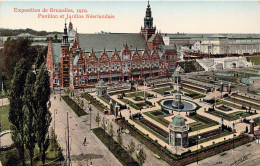 BELGIQUE - Bruxelles - Expositions De Bruxelles 1910 - Pavillon Et Jardins Néerlandais  - Carte Postale Ancienne - Expositions Universelles