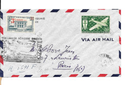 Martinique Lettre Recommandée Fort De France 1947 - Posta Aerea