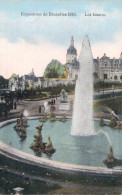 BELGIQUE - Bruxelles - Expositions De Bruxelles 1910 - Les Bassins - Carte Postale Ancienne - Expositions Universelles