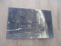 Carte Photo 75 Paris Inondations Plan Magnifique Magasin Singer - La Crecida Del Sena De 1910