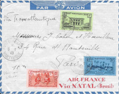 Martinique Lettre  Fort De France 1940 Censure Censor Geoffnet Examiner Censura - Posta Aerea