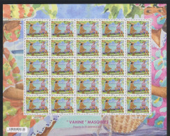 POLYNESIE 2020 N° 1246 ** Feuille Complète Voir Scan Neuf MNH Superbe Santé Lutte Covid 19 Vahinés Masquées Médecine - Neufs