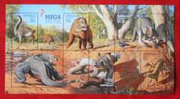 Extinct Animals MEGA FAUNA 2008 Mi Block 76 3109-3111 Yv 109 POSTFRIS MNH ** Australia Australien Australie - Blocks & Sheetlets