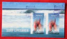 Year Of Saving Swimming 2007 Mi Block 68 Yv 97 Used Gebruikt Oblitere Australia Australien Australie - Blocks & Sheetlets