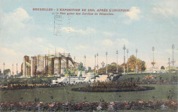 BELGIQUE - Exposition De Bruxelles 1910 Après L'incendie - Vue Prise Des Jardins De Bruxelles - Carte Postale Ancienne - Weltausstellungen