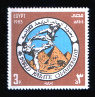 EGYPT / 1983 / SPORT / KARATE / PYRAMIDS / SPHINX / MNH / VF . - Unused Stamps