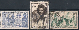 Mauritanie Timbres-poste N°99, 110 & 115 Oblitérés TB Cote : 3€75 - Usados