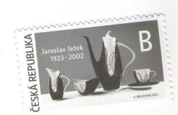 Czech Republic 2023 - Czech Designer Jaroslav Jezek, Porcelain, 1 Stamp, MNH - Porselein