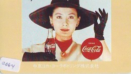 Télécarte Japon / 290-37026 - COCA COLA * FEMME  (2064)  Japan Phonecard * Telefonkarte - Werbung