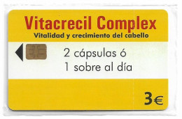Spain - Telefónica - Vitacrecil Complex - P-529 - 04.2003, 3€, 11.100ex, NSB - Emissioni Private