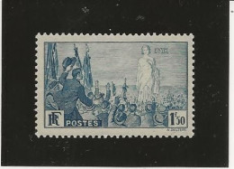 TIMBRE N° 328 NEUF SANS CHARNIERE - ANNEE 1936 -  COTE :40 € - Unused Stamps