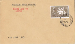 50216. Carta F.D.C. KUALA BELAIT (Brunei) 1963. Sello Sultan De Brunei - Brunei (1984-...)