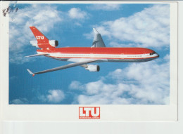 Vintage Pc German LTU Airlines MD-11 Aircraft - 1919-1938: Entre Guerres